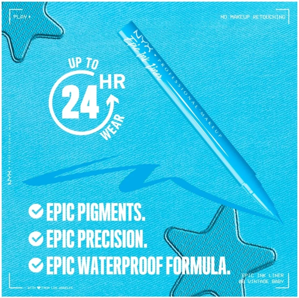 NYX Epic Ink Waterproof Eyeliner Shade: Vintage Baby ✨ 🆕